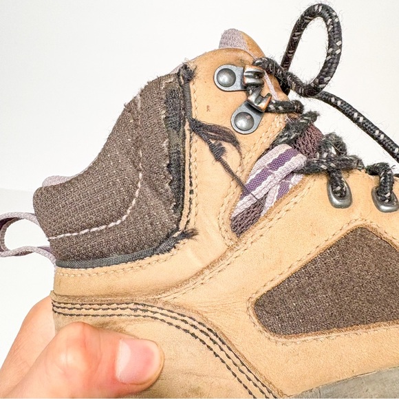 Danner Cloud Cap GTX Grey Tan and Black Hiking Boots Size 8 Women’s - Picture 4 of 6